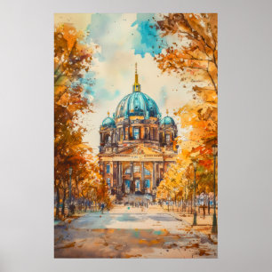 Poster Aquarela de Berlim 2