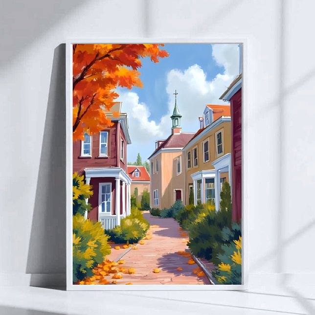 Poster Aquarela de Newport Rhode Island (Criador carregado)