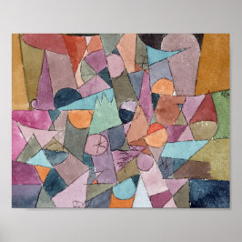 Poster Aquarela e tinta: Paul Klee 1914