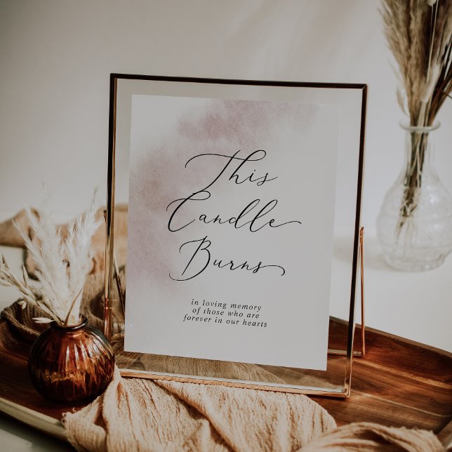 Poster Aquarela Esmaga Esta Vela Queimando Sinal Memorial (Criador carregado)