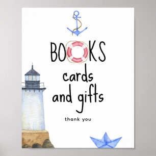 Poster Aquarela marinha - Livros cartões e presentes