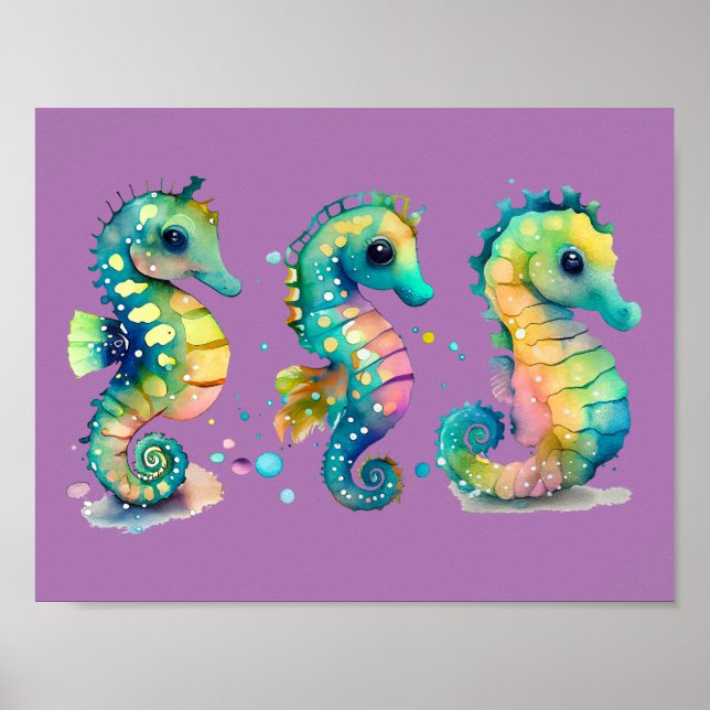 Poster Aquarela Pastel Arco-Arco-Arco-Arco (Frente)