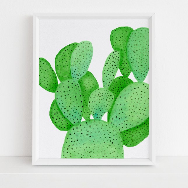 Poster Aquarelas Cactus (Criador carregado)