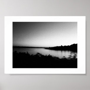 Poster Aquarelas do Canadá - Fotografia Preta e Branca
