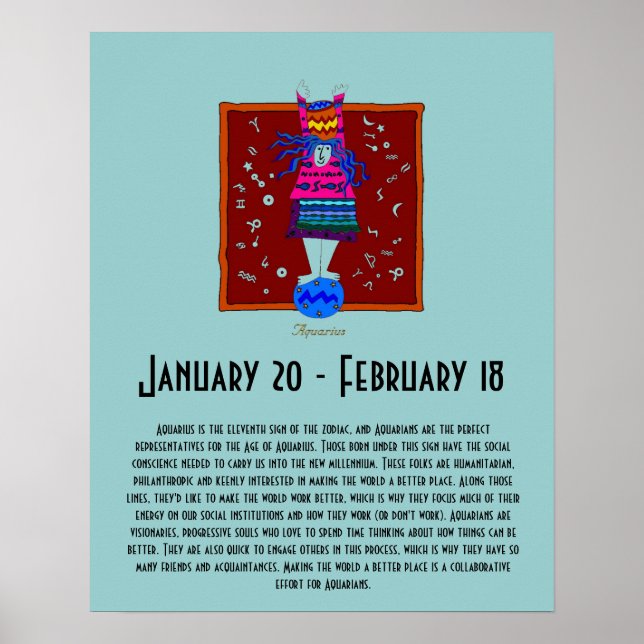 Pôster Aquário (Frente)