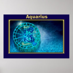 Poster Aquário o portador da água