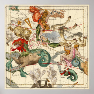 Pôster Aquarius, Andromeda, Pegasus, Phoenix And Others