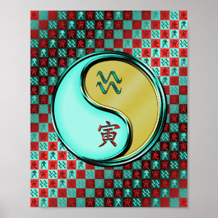 Poster Aquarius & Metal Tiger