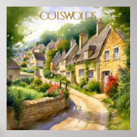 Aquecimento da Aquarela na Viagem de Cotswolds