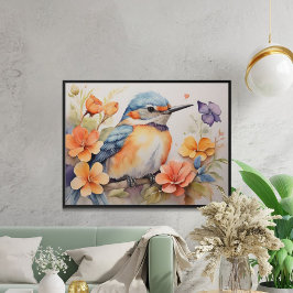 Pôster Aquecimento das aves aquáticas