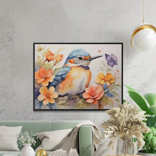 Pôster Aquecimento das aves aquáticas