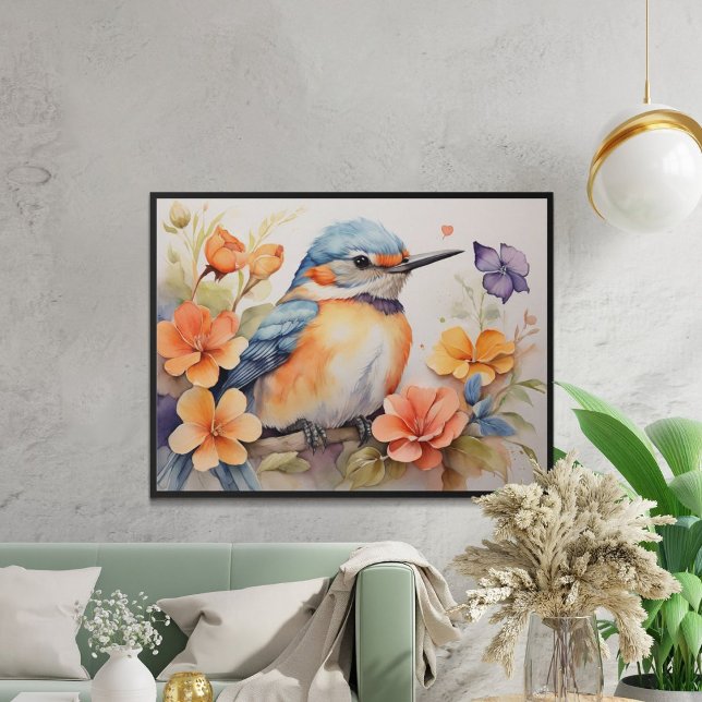 Pôster Aquecimento das aves aquáticas (Criador carregado)