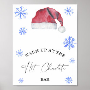Poster Aquecimento de Inverno no Cartaz da barra de Choco