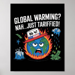 Poster Aquecimento Global Nah Apenas Humor Tarifado 8647