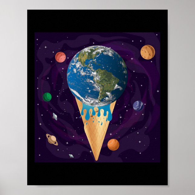 Poster Aquecimento Global, Proteção Ambiental, Globo, S (Frente)
