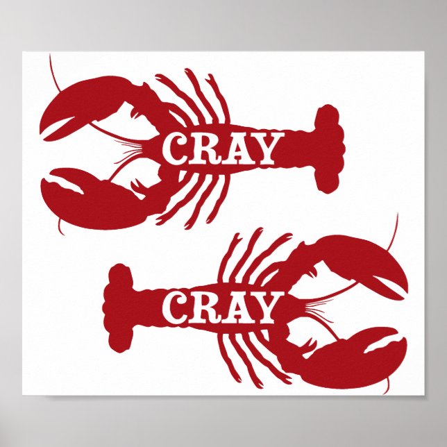 Pôster Aquele Crustáceo Cray Cray Crayfish (Frente)