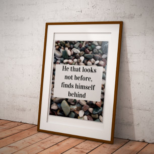 Poster Aquele que não parece antes que a sabedoria cite p