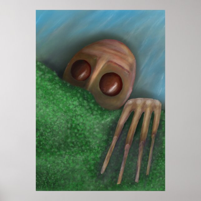 Poster Aquele que observa por baixo  (Frente)