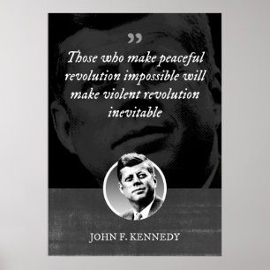 Poster Aqueles que impossibilitam uma revolução pacífica,