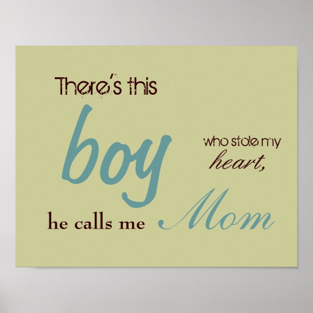 Poster Aqui está, garoto, que roubou meu coração (Frente)