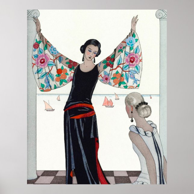 Poster Aqui estão as minhas asas - George Barbier (Frente)