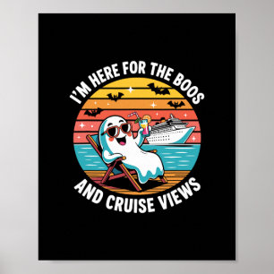 Poster Aqui Para as Vaias e Festa de Halloween com Vistas
