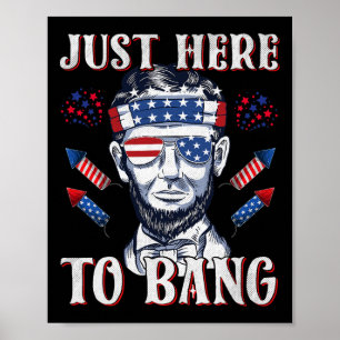 Poster Aqui Para Bang Abraham Lincoln 4 De Julho