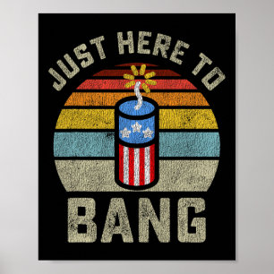 Poster Aqui Para Bang Engraçado 4 De Julho, Homens De 4 D