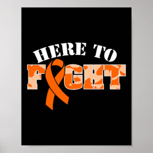 Poster Aqui Para Combater A Leucemia, O Guerreiro Do Canc
