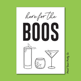 Poster Aqui para o Bar Boos Carrinho