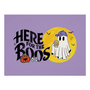 Pôster Aqui para os Boos   Beba e coloque seu Spook em ci