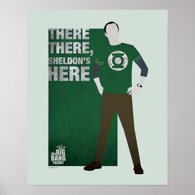 Poster Aqui, Sheldon está aqui (Frente)