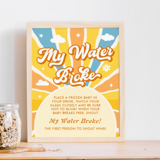 Poster Aqui vem o Filho Chá de fraldas Meu Jogo Quebrado  (Criador carregado)