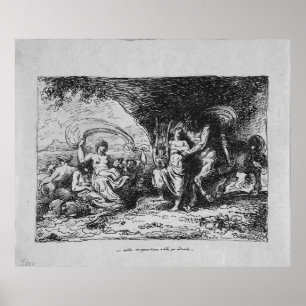 Poster Aquiles ensinados por Centaur Chiron Como Jogar Ly