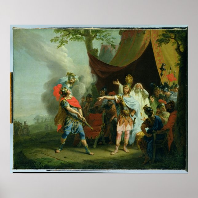 Pôster Aquiles tem uma disputa com Agamemnon, 1776 (Frente)