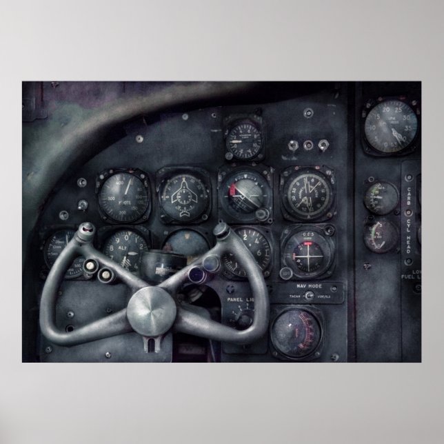 Pôster Ar - A Cockpit (Frente)