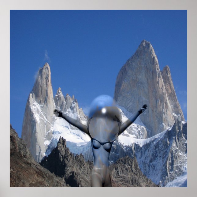 Poster Ar de montanha (Frente)