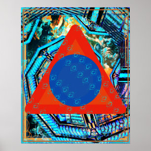 Poster Ar Elementar No Âmbito Da Meditação De Incêndios T