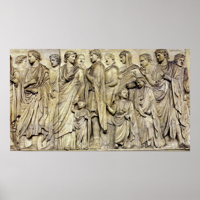 Pôster Ara Pacis Frieze (Frente)