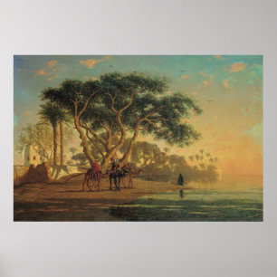 Pôster Árabe Oasis, 1853