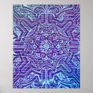 Pôster Árabe vitoriano, IDALIS - Luz negra