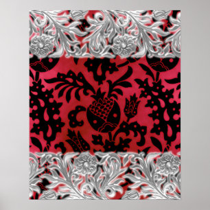 Pôster Arabesque do Victorian, ROMÃ NOUVEAU