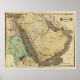 Poster Arábia, Egito, Núbia