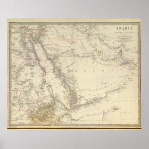 Pôster Arabia, Egypt, Nubia, Abyssinia 2