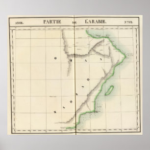 Pôster Arábia Saudita, Ásia 92