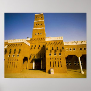 Pôster Arábia Saudita, Riade, Mesquita de Al Diriya