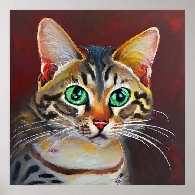 Poster Arabian Mau Cat (Frente)