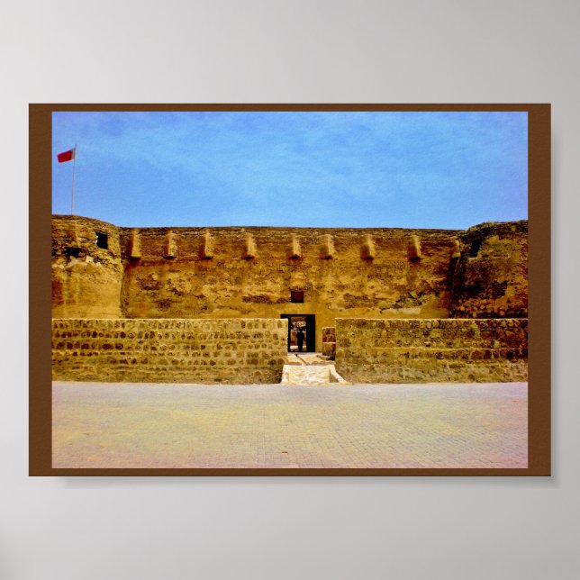 Poster Arad Fort, Manama, Bahrain (Frente)