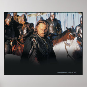 Pôster Aragorn a cavalo