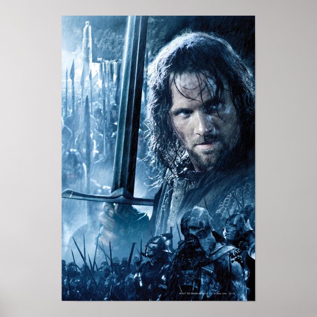Poster Aragorn Versus Orcs (Frente)